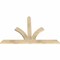 Ekena Millwork Richland Rough Sawn Timber Gable Bracket, Douglas Fir, 60"W x 40"H x 2"D x 4"F, 16/12 Pitch GBW060X40X0204RIC00RDF - alternate 4